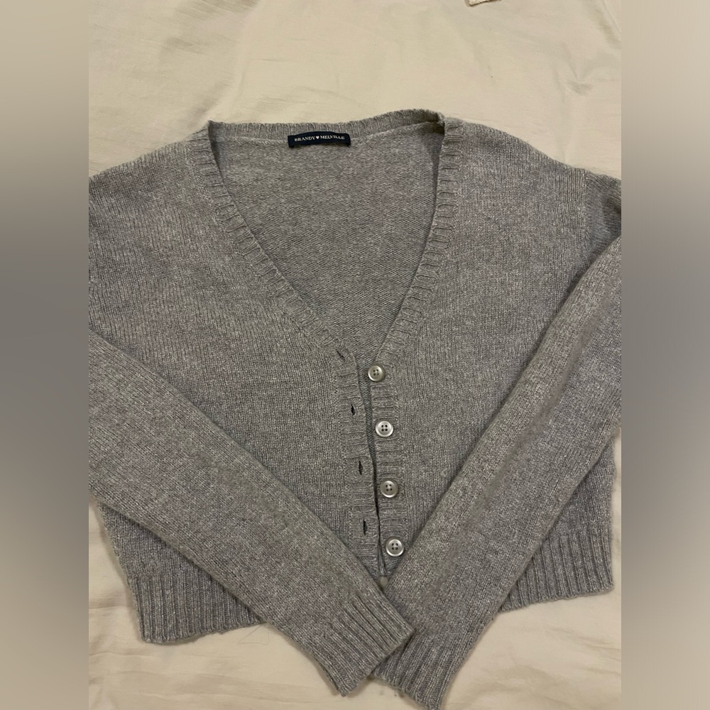 Brandy Melville billie cardigan grey